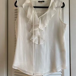 Tommy Hilfiger white sheer blouse worn once size large